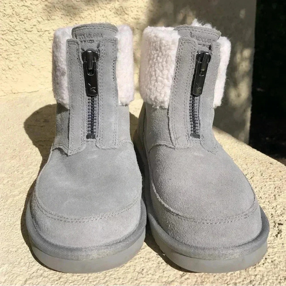 Kookaburra by Ugg Lytta Wild Dove Gray Ankle Boots Size 7 - Picture 2 of 10